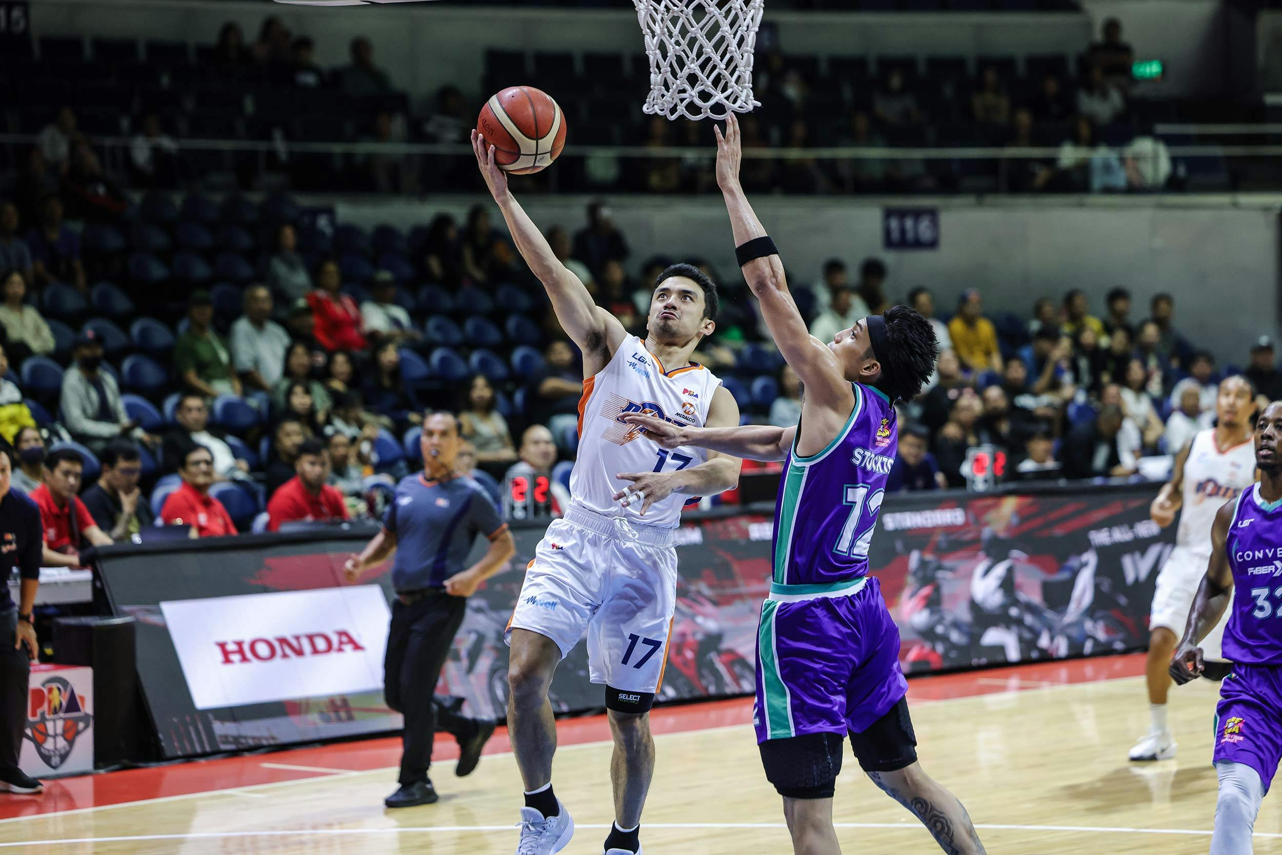 PBA: Anjo Caram, Alvin Pasaol step up as Meralco thrashes Converge for 3rd straight win